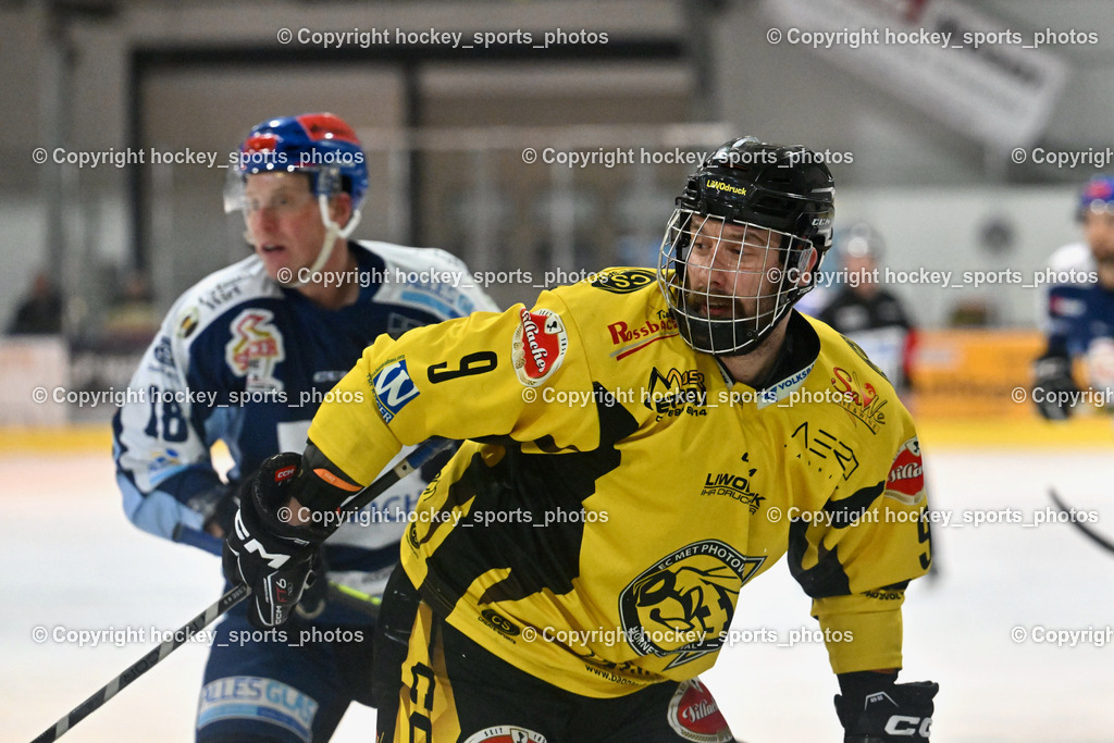 ESC Steindorf vs. EC Hornets Spittal 20.2.2024 | #9 Essmann Kevin EC Hornets Spittal, ESC Steindorf vs. EC Hornets Spittal 20.2.2024, ESC Steindorf vs. EC Hornets Spittal 20.2.2024 am 20.02.2024 in Steindorf (Ossiachersee Halle), Austria, (Photo by Bernd Stefan)