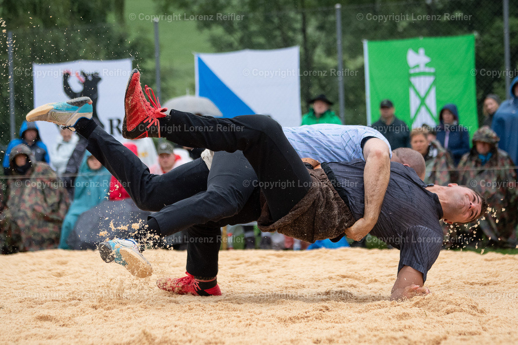 Schwingen -  Appenzeller Kantonal Schwingfest 2024 | Hundwil, 7.7.24, Schwingen - Appenzeller Kantonal Schwingfest.