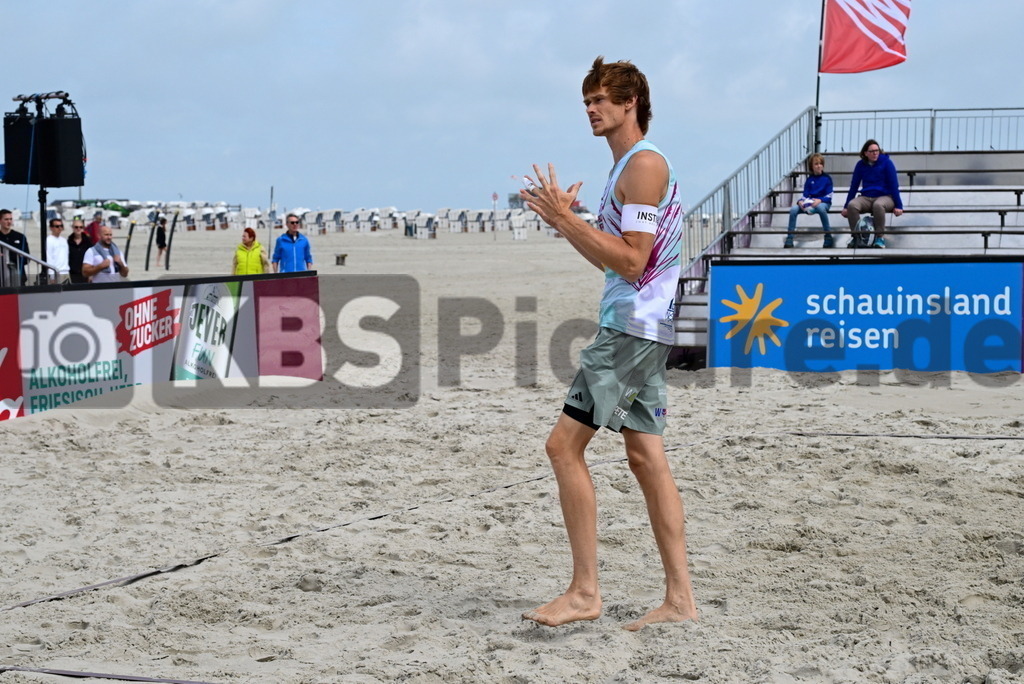 KBS Picture_Rock-The-Beach_Beachvollyball_067 | Wolf Peter (TuSA 06 Duesseldorf) ,Rock the Beach - die Nationale Beach-Vollyball Serie mit Festival-Charakter auf der Sandbank Strand in Ording vom 04.07. - 06.07.2025 , Qualifikation zur Deutschen Meisterschaft , - Realisiert mit Pictrs.com