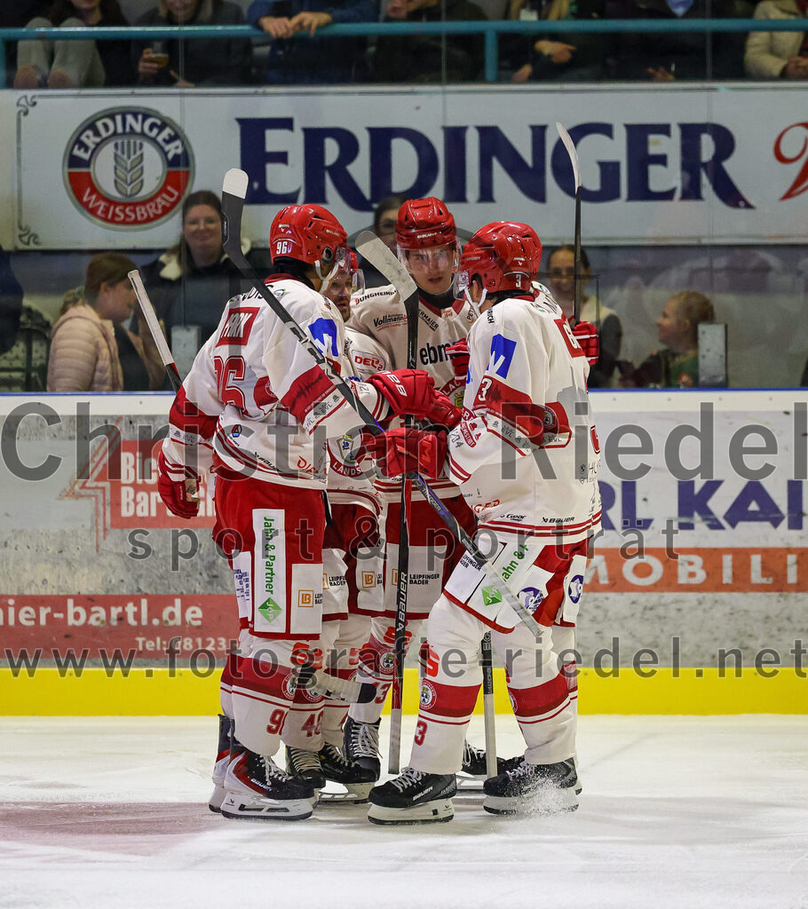2025-09-12_144_TSV_Erding_gegen_EV_Landshut | Erding, Deutschland, 12.09.2025:Eishockey, Oberliga Süd 2025 / 2026, Testspiel, TSV Erding gegen EV Landshut, Endergebnis: 4:6Foto: Christian Riedel / fotografie-riedel.net