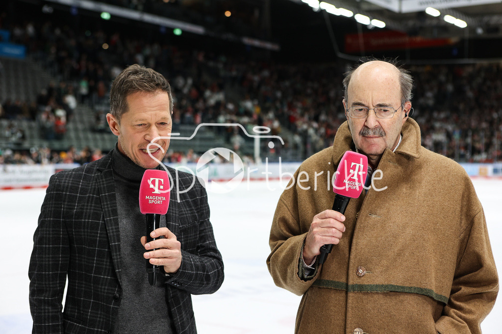 Augsburger Panther - Nürnberg ICE Tigers | Sascha BANDERMANN und Fritz von Thurn und Taxis analysieren das Retro Derby zwischen Augsburg und Nuernberg nach der Partie / DEL Retro Spiel / Magentasport / Magenta Sport