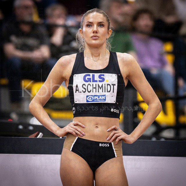 Deutsche Leichtathletik-Hallenmeisterschaften; Dortmund, 28.02.2026 | Alica Schmidt (SCC Berlin, 84), 800m; Deutsche Leichtathletik-Hallenmeisterschaften am 28.02.2026 in der Helmut-Körnig-Halle in Dortmund. 