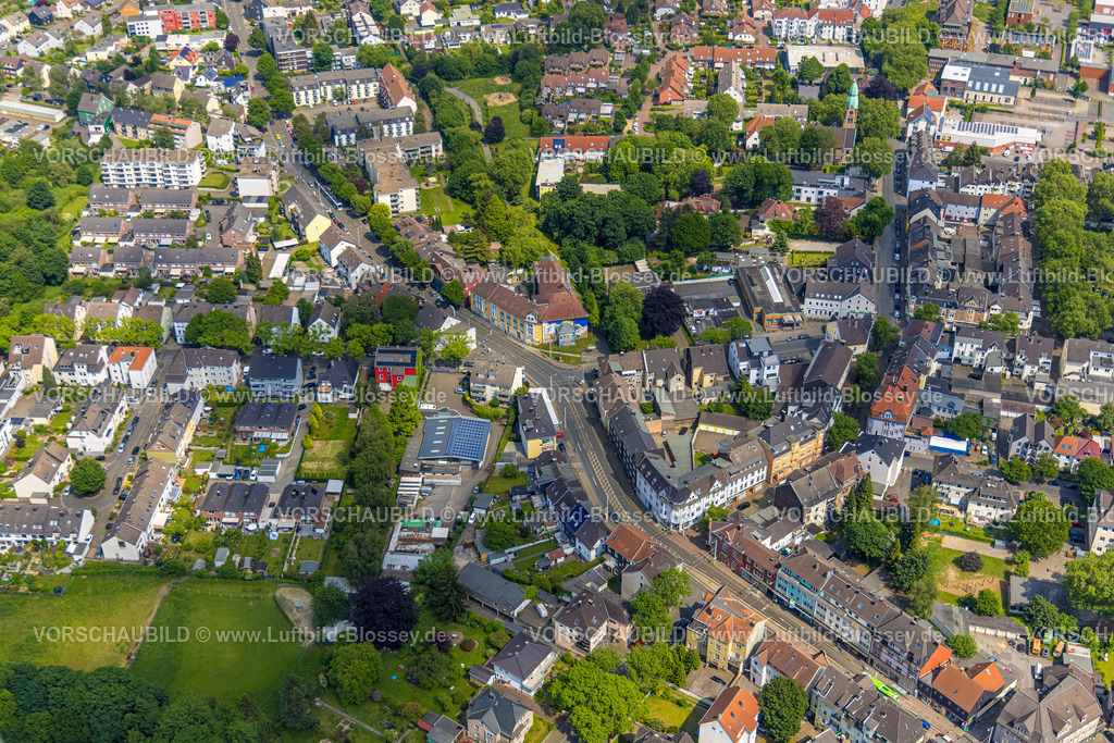 Bochum220503980 | Luftbild, Bunker an der Hans-Sachs-Straße Ecke Castroper Hellweg, Gerthe, Bochum, Ruhrgebiet, Nordrhein-Westfalen, Deutschland