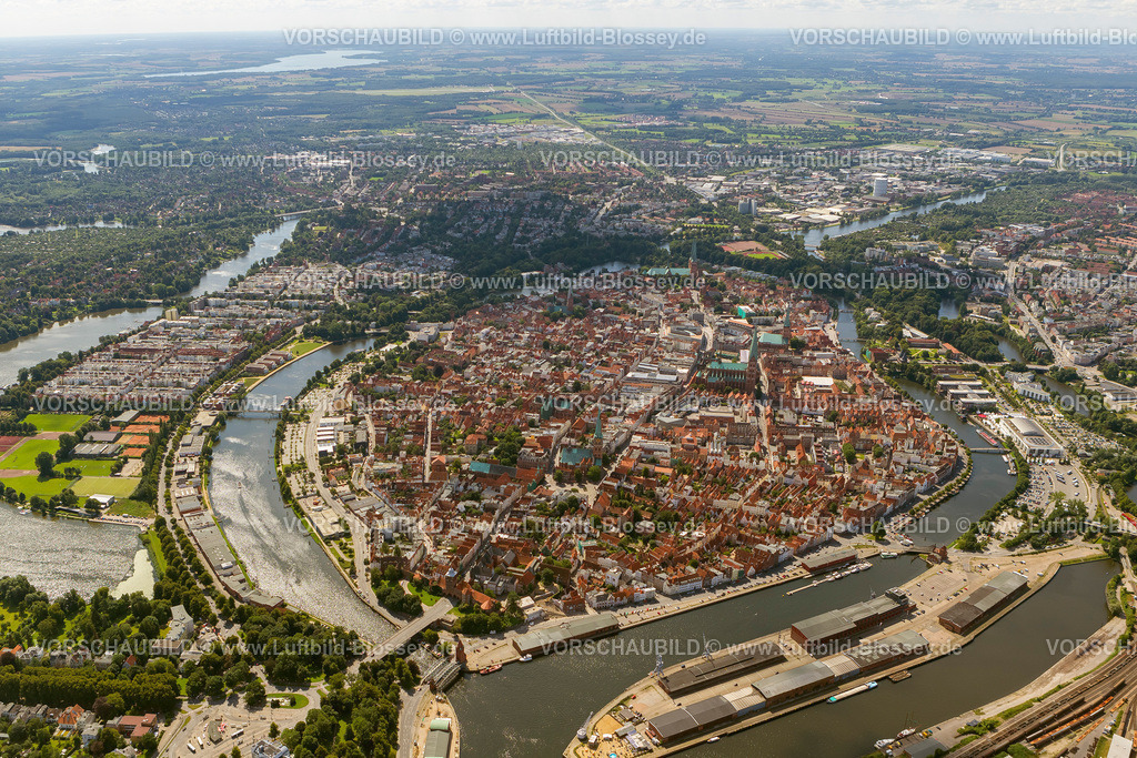 Luebeck12084595 | Altstadtinsel, Altstadt von Luebeck,  Luebeck, Ostsee, Schleswig-Holstein, Deutschland, Europa