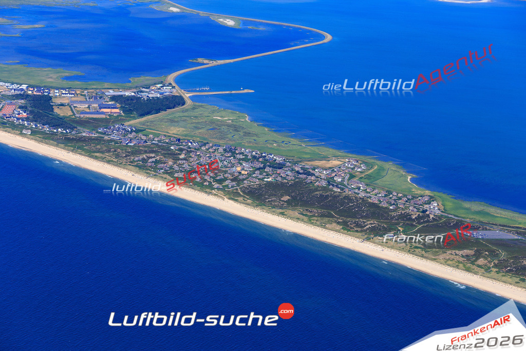 Die Luftbildaufnahme Rantum - Sylt wurde 2018 mittels Flugzeug (keine Drohne) erstellt. Perfekte Schärfe und Druck- Auflösung- Garantiert!