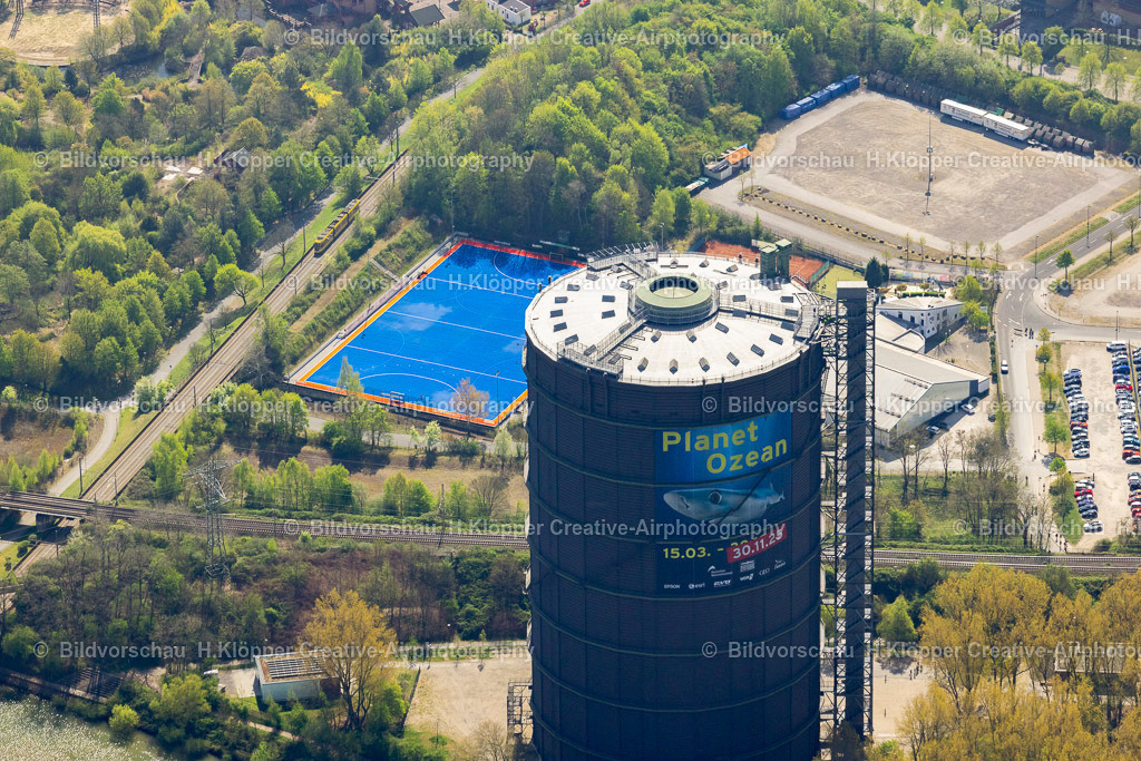 Luftbild Oberhausen 439A0171 | LuftbildfotografieGasometer Oberhausen - Realisiert mit Pictrs.com