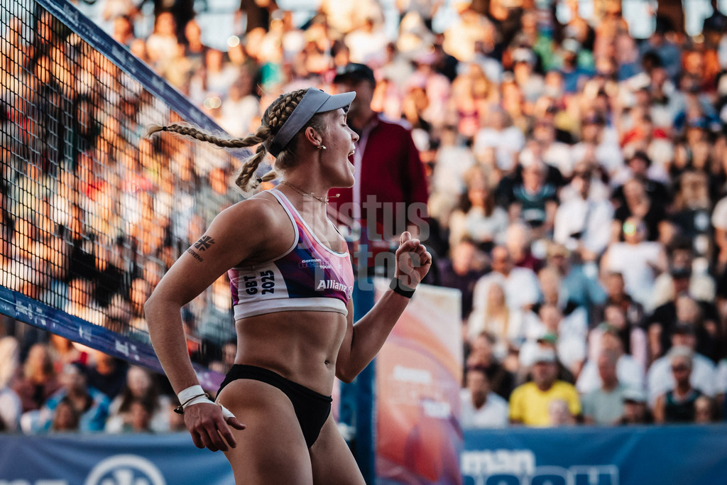 Beachvolleyball | Frauen | Deutsche Meisterschaften 2025 Timmendorfer Strand | 06.09.2025 | Melanie Paul jubelt