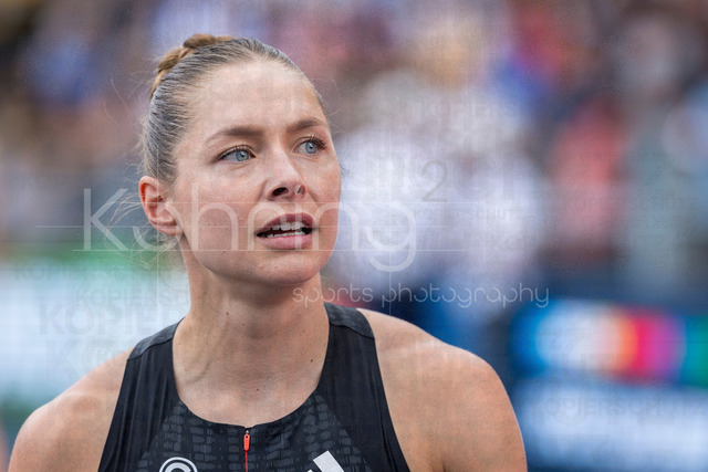Deutsche Leichtathletik-Meisterschaften; Bochum-Wattenscheid, 25.07.2026 | Gina Lückenkemper (SCC Berlin), 100m; Deutsche Leichtathletik-Meisterschaften am 25.07.2026 im Lorheide-Stadion, Bochum-Wattenscheid (Nordrhein-Westfalen).