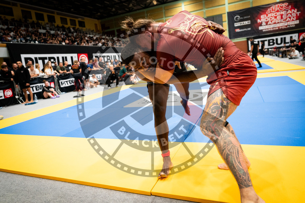 20250906PBB4167 | Fighters compete during the ADCC European Trials  competition in Warsaw, Poland, on September 6, 2025.