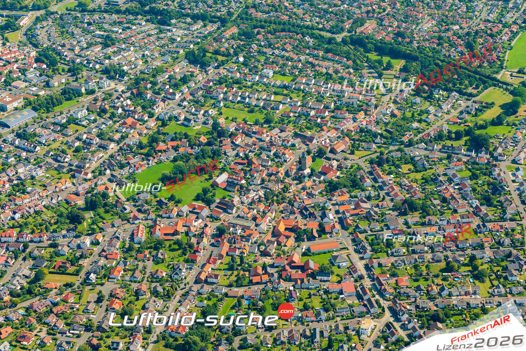 Luftaufnahme Großenritte Baunatal - Die Luftaufnahme wurde 2025 vom UL-Flugzeug heraus erstellt ( ohne Drohne ) - Hochauflösende Luftaufnahme - für professionelle Ausdrucke geeignet. Die Geschenkidee !Mit Lizenz und Bildrechte bestellbar