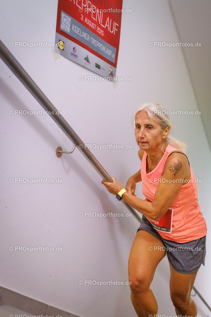 KölnTurm Treppenlauf; Köln, 03.08.2025 | Impressionen vom KölnTurm Treppenlauf am 03.08.2025 in Köln (Nordrhein-Westfalen). 