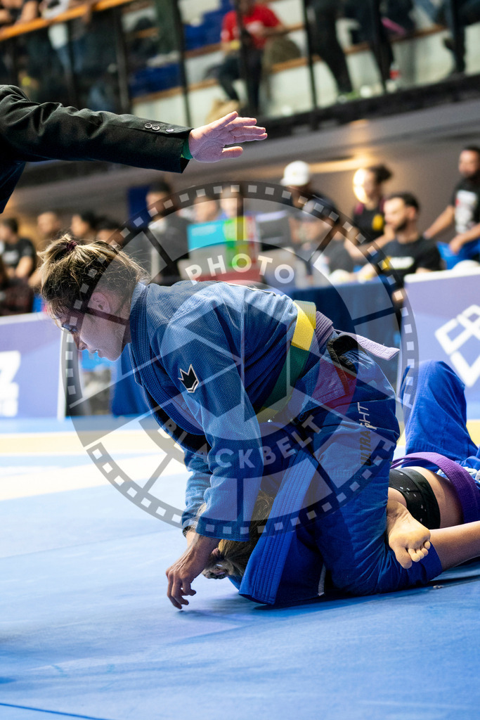 20240123PBB04224 | Fighters compete during the second day of the IBJJF European Championship in Paris, France, on January 23, 2024.