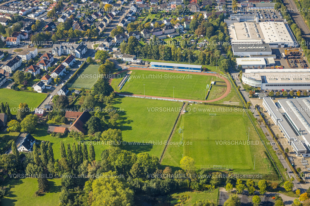 Holzwickede220900571 | Luftbild, MontanhydraulikStadion, Holzwickede, Ruhrgebiet, Nordrhein-Westfalen, Deutschland