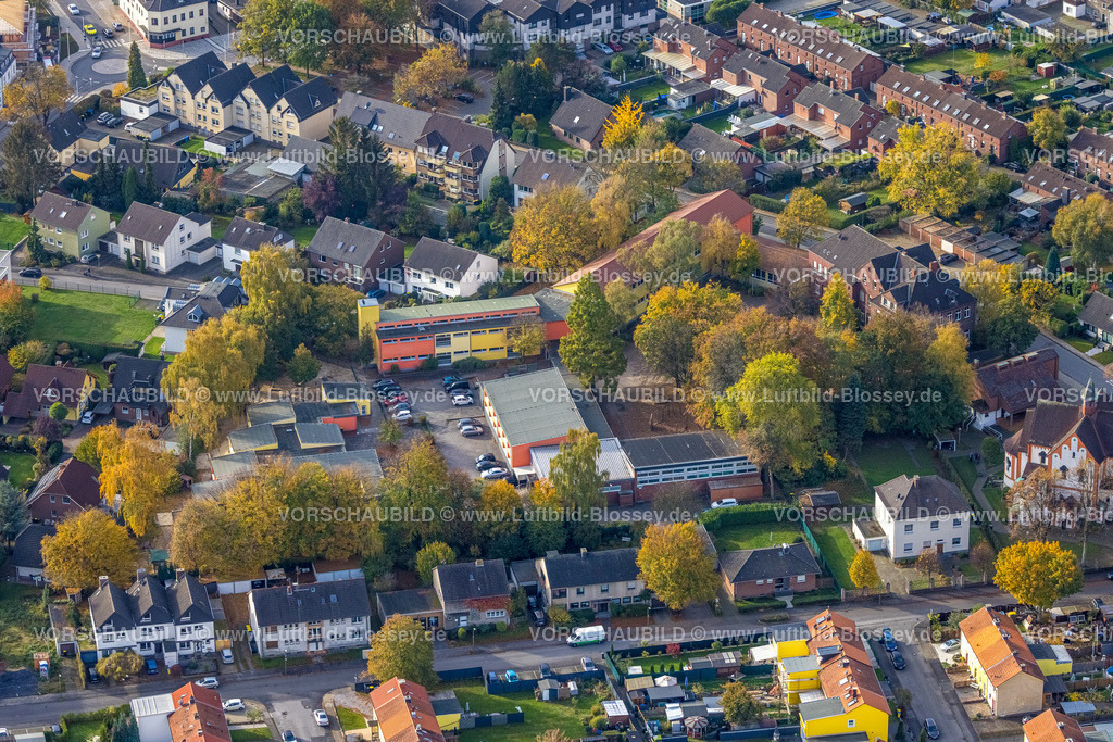 Kamen221012394Heeren-Werve | Luftbild, Astrid-Lindgren-Schule, Heeren-Werve, Kamen, Ruhrgebiet, Nordrhein-Westfalen, Deutschland