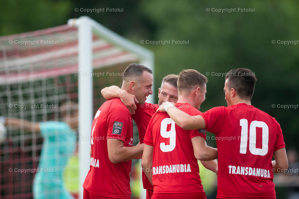 A_LUI_120822_34 | SPORT,FUSSBALL,LT1 OOE LIGA ASKOE OEDT-UNION PROCON DIETACH 12.08.2022 IM BILD:  JUBEL ZUM 5:1 TORSCHUETZE NENAD VIDACKOVIV MANUEL SCHMIDL,PETER ALEXANDER UND LUKAS PAULIK (ALLE OEDT)FOTO:FOTOLUI