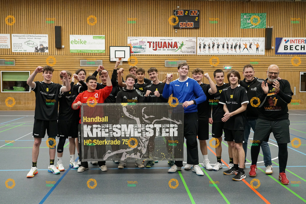 HC Sterkrade 75 B-Jugend vs HSG Duisburg-Süd B-Jugend - Regionsoberliga männliche Jugend B 15.03.2026 | Foto: Daniel Böhm | bonum.media - Realisiert mit Pictrs.com