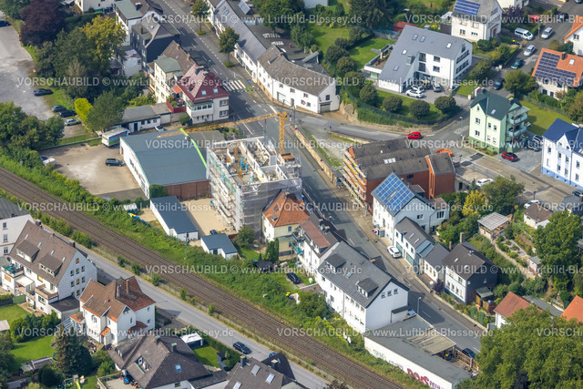 Froendenberg230902024 | Luftbild, Baustelle mit Neubau an der Alleestraße, Fröndenberg, Fröndenberg, Ruhrgebiet, Nordrhein-Westfalen, Deutschland