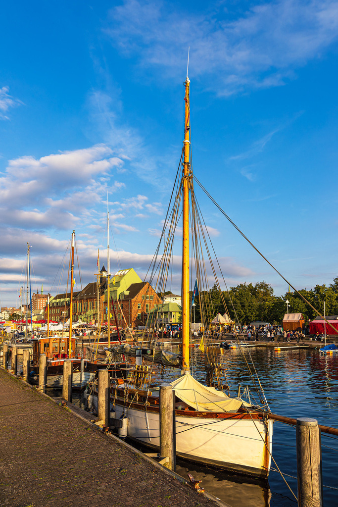Segelschiffe im Museumshafen während der Hanse Sail in Rostock | Segelschiffe im Museumshafen während der Hanse Sail in Rostock.