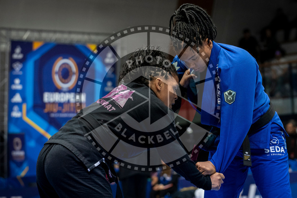 20240126PBB0480 | Fighters compete during the Brazilian Jiu-Jitsu European Championship of the IBJJF in Paris, France, on January 26, 2024.