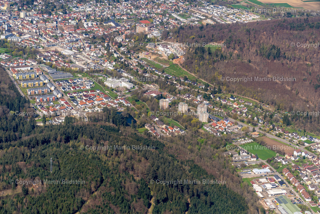 Lahr-04-04-23-1-7 | Bilder Fotos Luftbilder Luftaufnahmen Deutschland Süden Westen Schwarzwald Baden Württemberg  