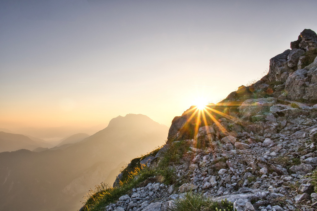 Sonnenaufgang im Gesäuse | Auf dem Weg zum Kaibling