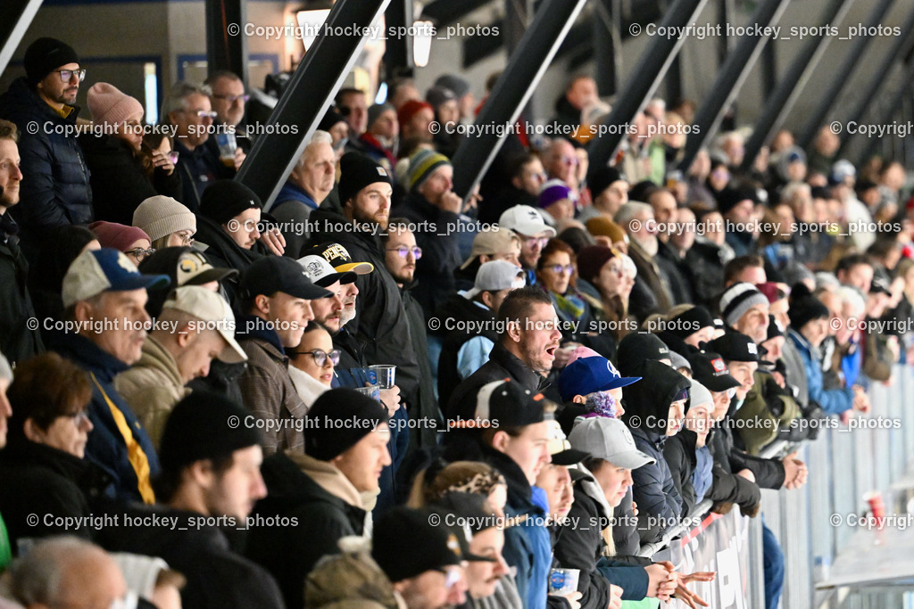 ESC Steindorf vs. EC Hornets Spittal 20.2.2024 | Besucher Ossiachersee Halle, ESC Steindorf vs. EC Hornets Spittal 20.2.2024, ESC Steindorf vs. EC Hornets Spittal 20.2.2024 am 20.02.2024 in Steindorf (Ossiachersee Halle), Austria, (Photo by Bernd Stefan)
