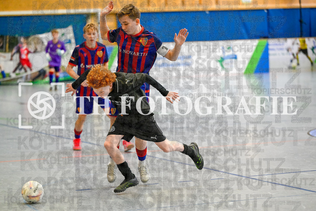 GER, Manchester City - FC Basel, Fussball, U14 Hallenturnier, PS-Immo-Cup 2026, 18.01.2026 | City, FC Basel