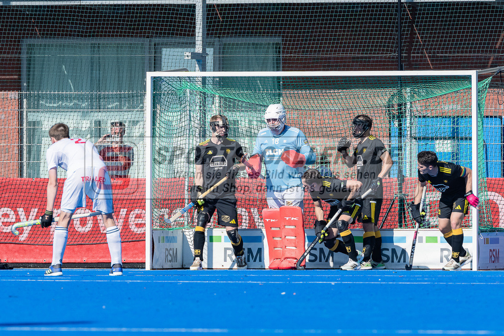 HK_20231001_104992 | 1.Bundesliga Herren Crefelder HTC - Harvestehuder THC am 1.10.2023 CHTC, Krefeld , Brinckmann Anton ( Torwart Harvestehuder THC #18 )