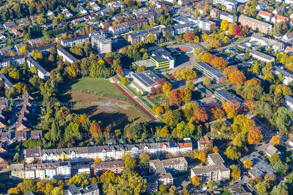 Gladbeck221005219 | Luftbild, Erich Kästner Realschule, Erich-Fried-Schule, Brauck, Gladbeck, Ruhrgebiet, Nordrhein-Westfalen, Deutschland