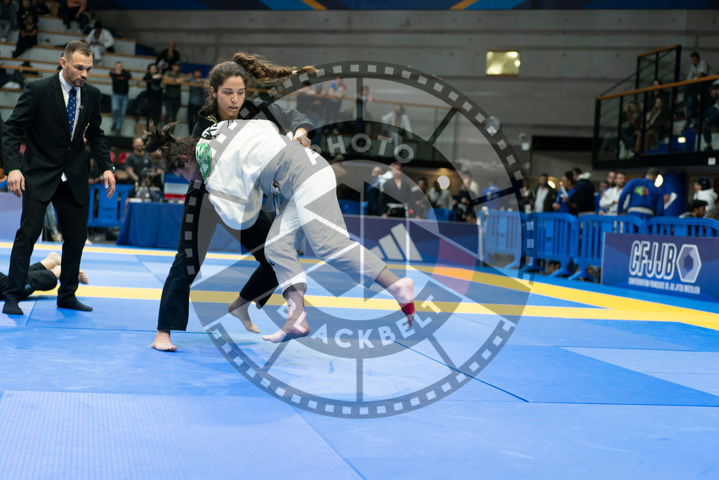 20240119PBB3032 | Fighters compete during the IBJJF European Championship in Paris, France, on January 19, 2024.