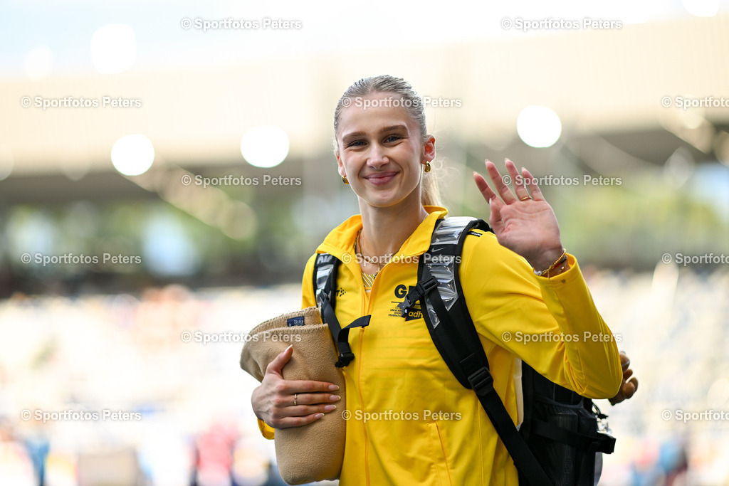 KP1_7938_1 | 21.07.2025, xkaix, Leichtathletik, FISU World University Games 2025 v.l. Finja Kˆchling (Deutschland) - Realisiert mit Pictrs.com