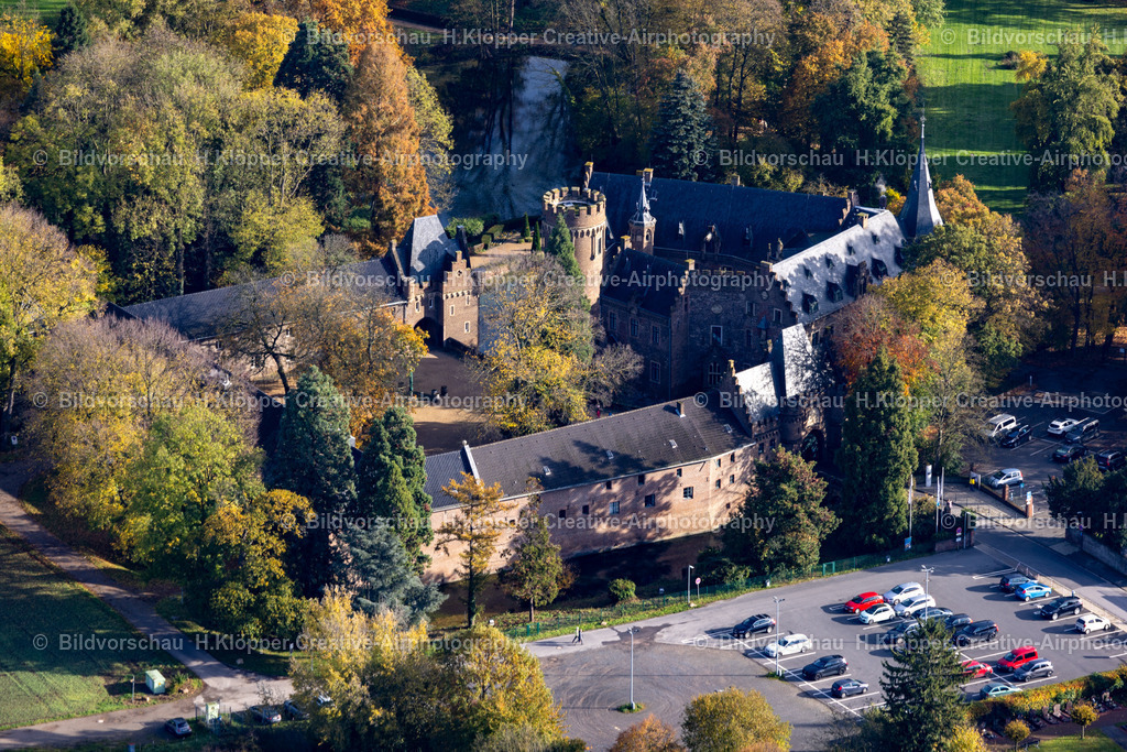 Luftbild Schloss Paffendorf in Bergheim im Rhein-Erft-Kreis-6723 | Luftbildfotografie und Luftbildfotograf Hermann Klöpper - Realisiert mit Pictrs.com