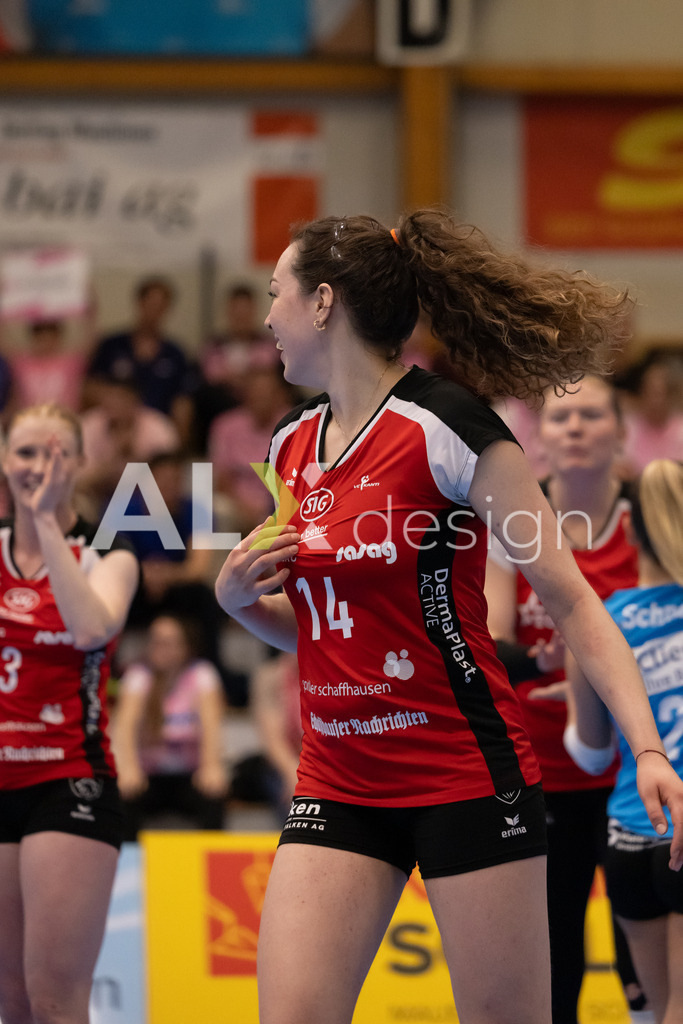 Volleyball I Frauen I Saison 2025-2026 I Volleyball NLA | Women I 1/2 Finals I  VC Kanti Schaffhausen - Sm'Aesch Pfeffingen I 22.03.2026 | 14 Josipa Marković (HR) (VC Kanti Schaffhausen) – Aussen - Realisiert mit Pictrs.com