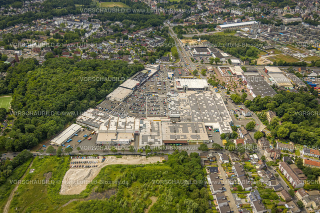 Bochum220604792 | Luftbild, Hannibal Center Einkaufszentrum, Baustelle mit Neubau Parkhaus, Hofstede, Bochum, Ruhrgebiet, Nordrhein-Westfalen, Deutschland