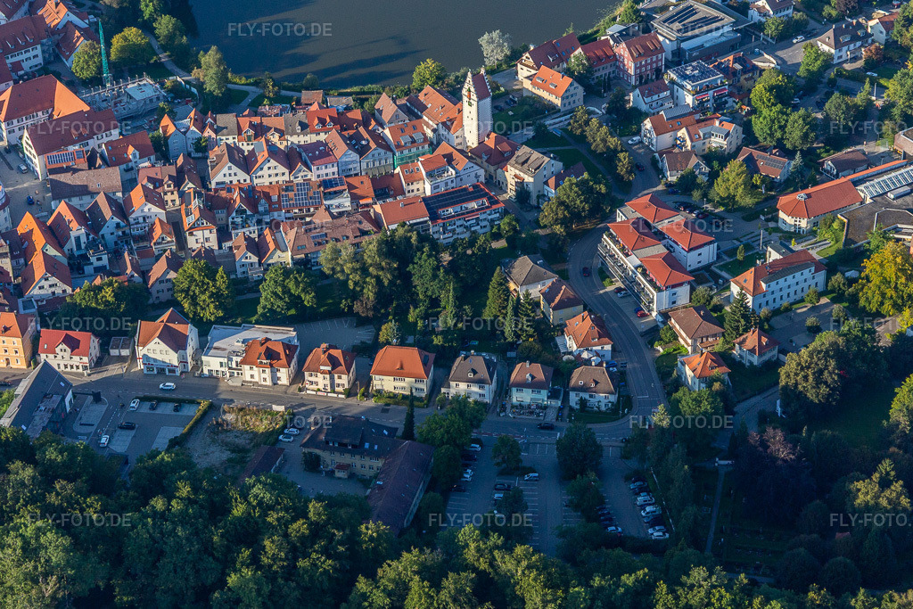 Luftbild: Spital z. Hl. Geist in Bad Waldsee im Bundesland Baden-Württemberg in Deutschland. Foto: IMG_128924.jpg vom 03.09.2021 durch Werner Riehm/FLY-FOTO.de