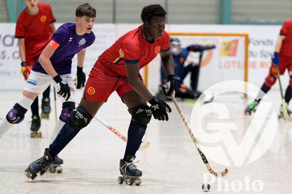 Geneve RHC  v RC Biasca  - U17 | Geneve, Switzerland - May 10 : during the U17  match between Geneve RHC  and RC Biasca  at Centre sportif de la queue d'arve on May 10 , 2026 in Geneve, Switzerland.