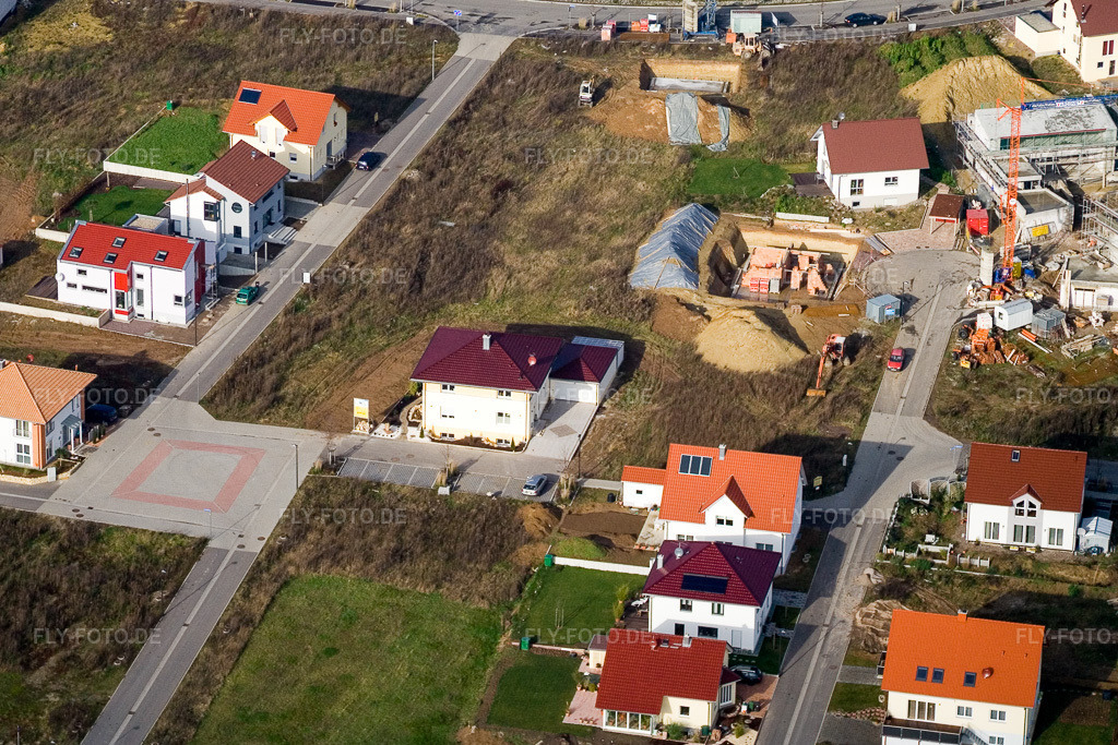 Luftbild: Am Höhenweg in Kandel im Bundesland Rheinland-Pfalz in Deutschland. Foto: IMG_14747.jpg vom 26.11.2008 durch Werner Riehm/FLY-FOTO.de