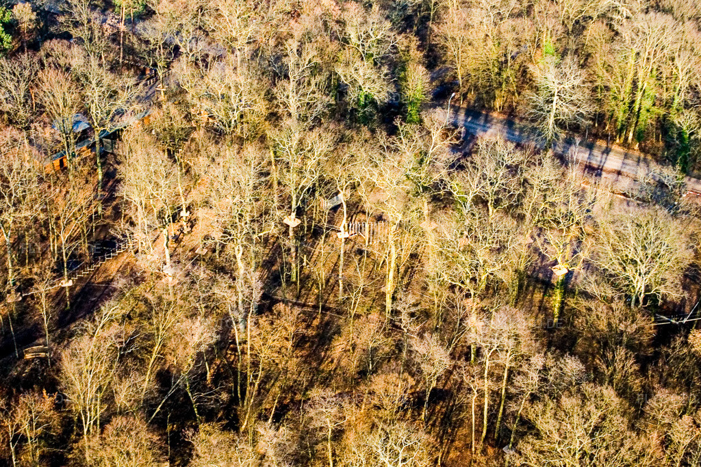 Luftbild: Fun Forest: Abenteuerpark Kandel in Kandel im Bundesland Rheinland-Pfalz in Deutschland. Foto: IMG_5492.jpg vom 21.02.2007 durch Werner Riehm/FLY-FOTO.de