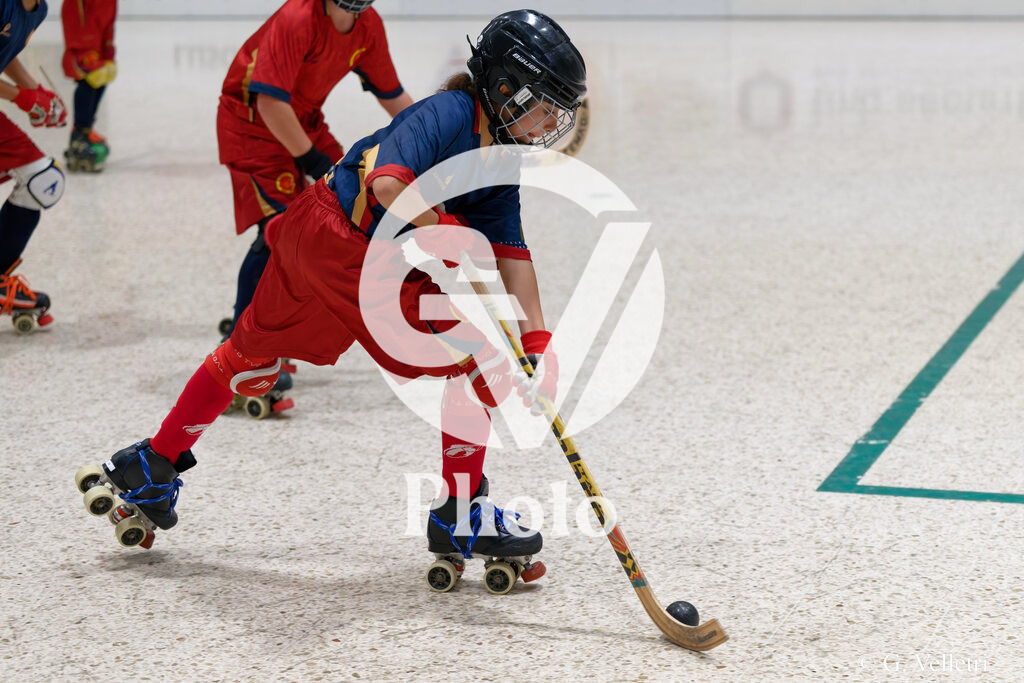 U13  - Geneve RHC v HC Munsingen W  |  during the U13  match between Geneve RHC and HC Munsingen W  at Centre sportif de la queue d'arve in Geneve, Switzerland