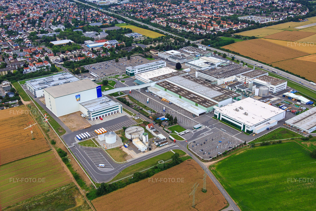 Luftbild: ADM WILD Europe GmbH & Co. KG in Eppelheim im Bundesland Baden-Württemberg in Deutschland. – Foto: IMG_090898.jpg vom 04.07.2016 durch Werner Riehm/FLY-FOTO.de – Auflösung des Originals: 5472 x 3648 px – ADM WILD Europe GmbH & Co. KG | ADM