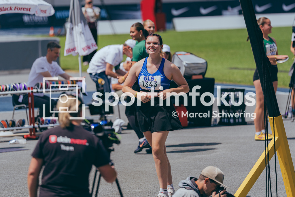 DM U23 U18 Bochum 2026 | Marlene Sack (Hallesche Leichtathl.-Freunde) im Diskuswurf bei den Deutschen Meisterschaften der U18 &amp; U23 2026 im Lohrheidestadion in Bochum-Wattenscheid. - Realisiert mit Pictrs.com