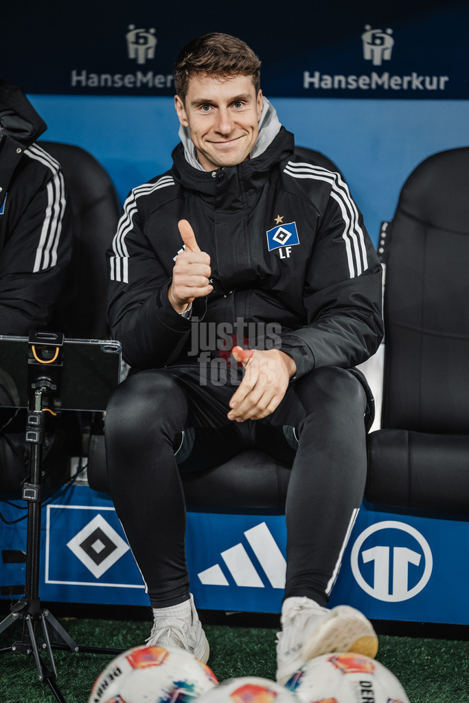 Fußball | Männer | Saison 2025/2026 | 1. Fußball-Bundesliga | 24. Spieltag | Hamburger SV vs. RB Leipzig | 01.03.2026 | Co-Trainer Loic Fave (HSV)