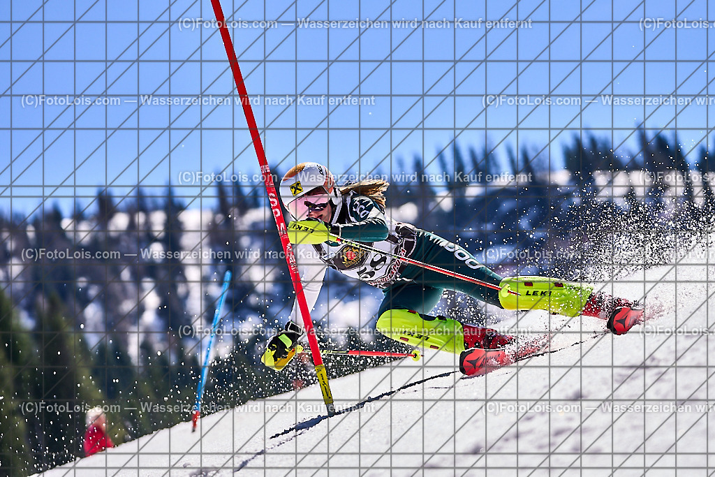 ALP2435_Reiteralm_MASTERS-LM_SL_Klug Emma | (C)FotoLois.com, Alois Spandl. Steirische MASTERS-Landesmeisterschaften Ski alpin SLALOM mit Wien und Salzburg, Reiteralm, Sa 13. April 2024.