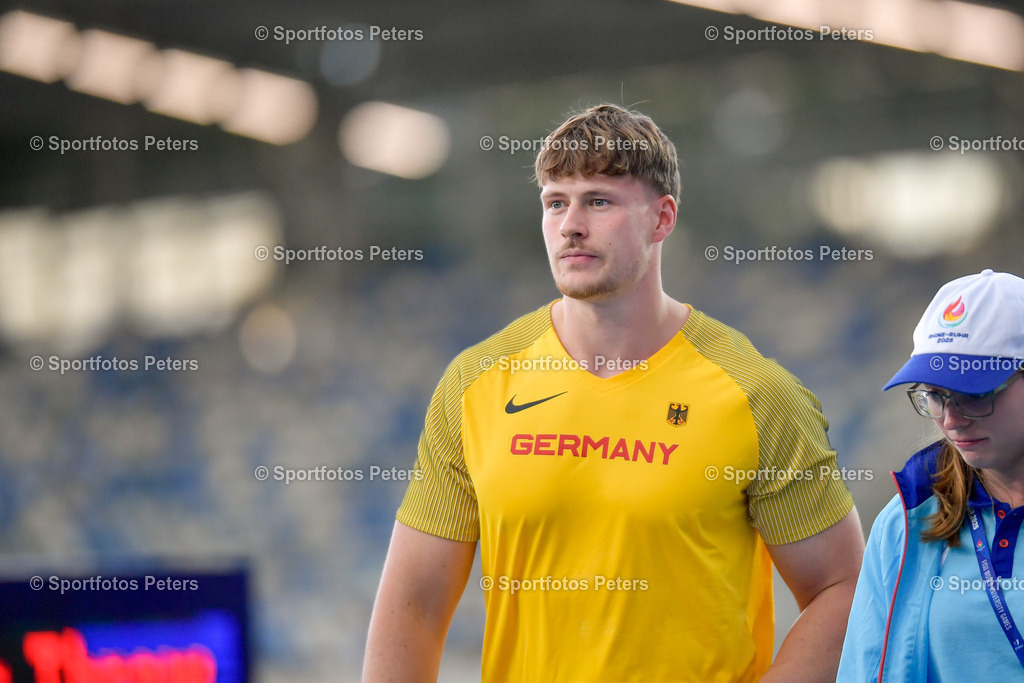 _KP13817_1 | 21.07.2025, xkaix, Leichtathletik, FISU World University Games 2025 v.l. Steven Richter (Deutschland) - Realisiert mit Pictrs.com