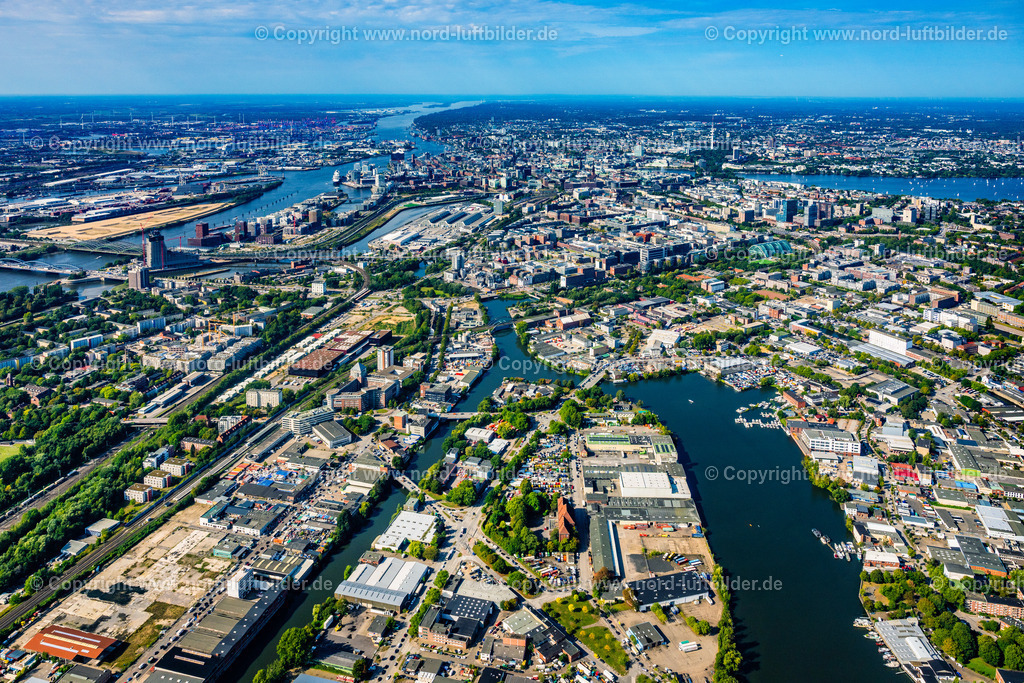 Hamburg_Rothenburgsort_ELS_7939200925 | HAMBURG 20.09.2025 Industrie- und Gewerbegebiet " Großmannstraße " an der Straße Bullenhuser Damm in Hamburg, Deutschland. // Industrial and commercial area " Grossmannstrasse " on street Bullenhuser Damm in Hamburg, Germany. Foto: Martin Elsen