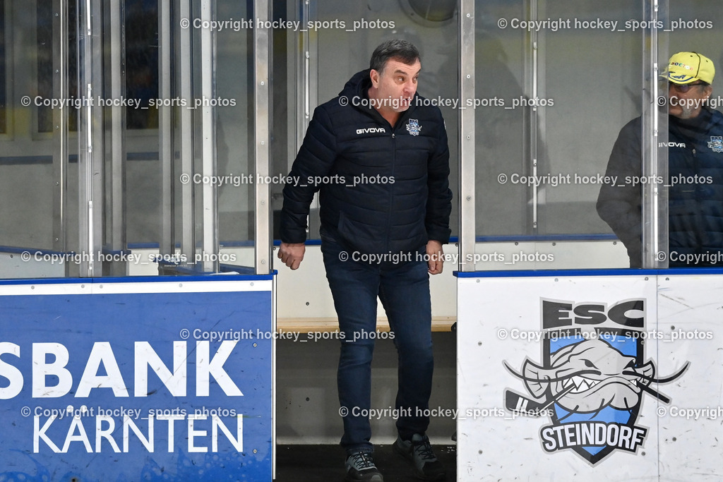 ESC Sparkasse Steindorf vs. ESV Ferlach | Sektionsleiter ESC Steindorf Hans Tschernutter, ESC Sparkasse Steindorf vs. ESV Ferlach, ESC Sparkasse Steindorf vs. ESV Ferlach am 22.02.2026 in Steindorf  (Ossiachersee Halle ), Austria, (Photo by Bernd Stefan)