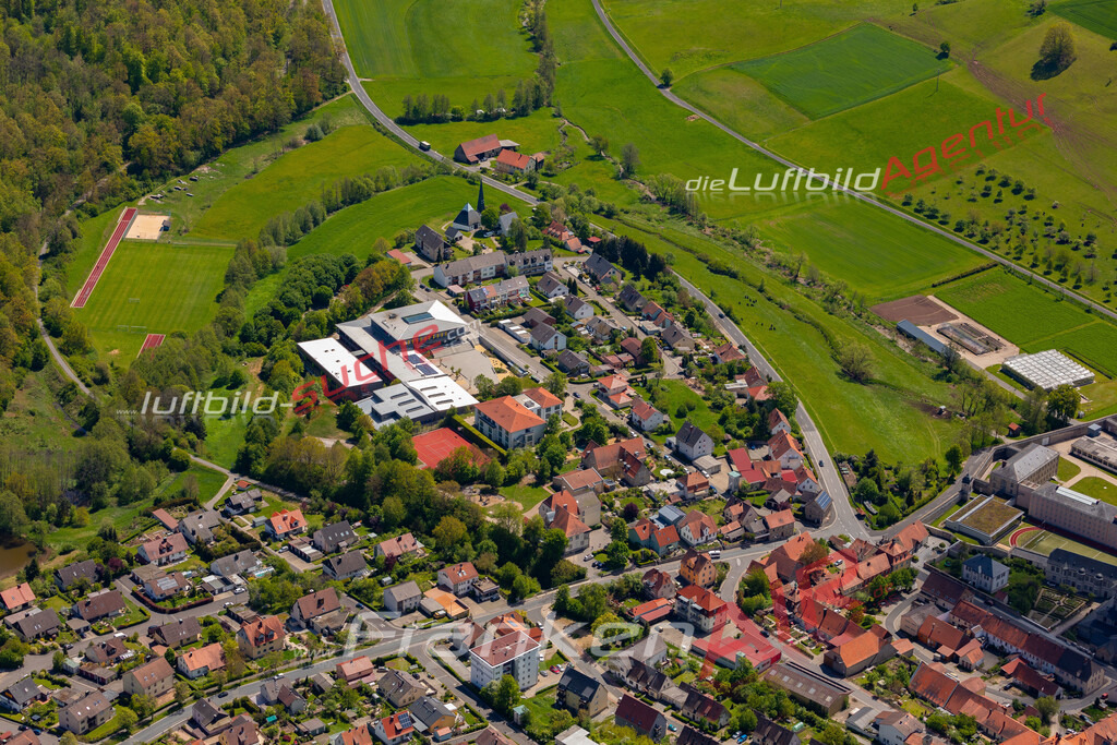 aktuelles Luftbild von  Ebrach  - Luftaufnahme wurde 2019 von https://frankenair.de mittels Flugzeug (keine Drohne) erstellt.