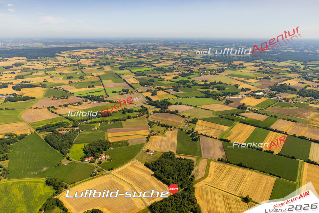Sundern Stemwede Bild- Das Luftbild wurde 2025 vom UL-Flugzeug heraus erstellt ( keine Drohne bzw. Drohnenaufnahme ) - Hochauflösende Luftaufnahme -Nicht vergleichbar mit Google Maps oder Satelittenbilder- Die Geschenkidee !Mit Lizenz und Bildrechte bestellbar - CC