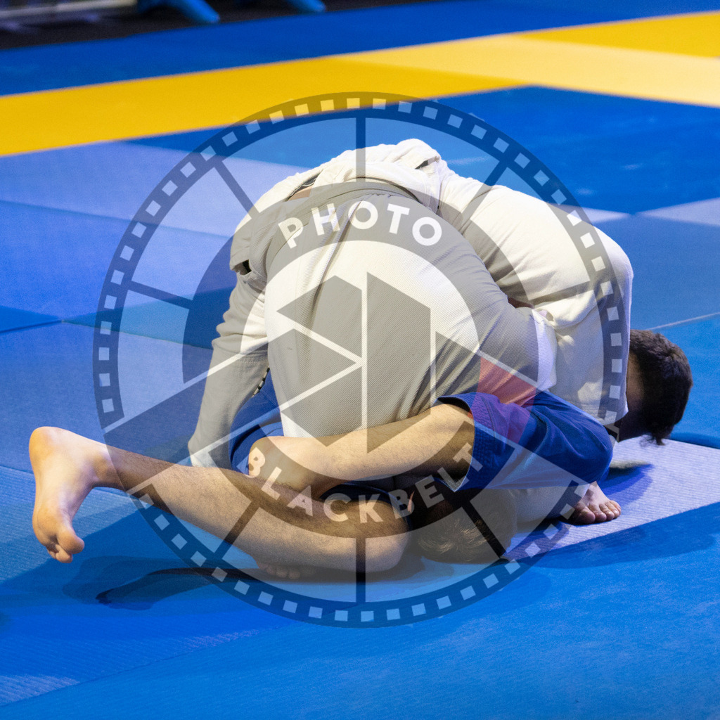 20240119PBB0541 | Fighters compete during the IBJJF European Championship in Paris, France, on January 19, 2024.