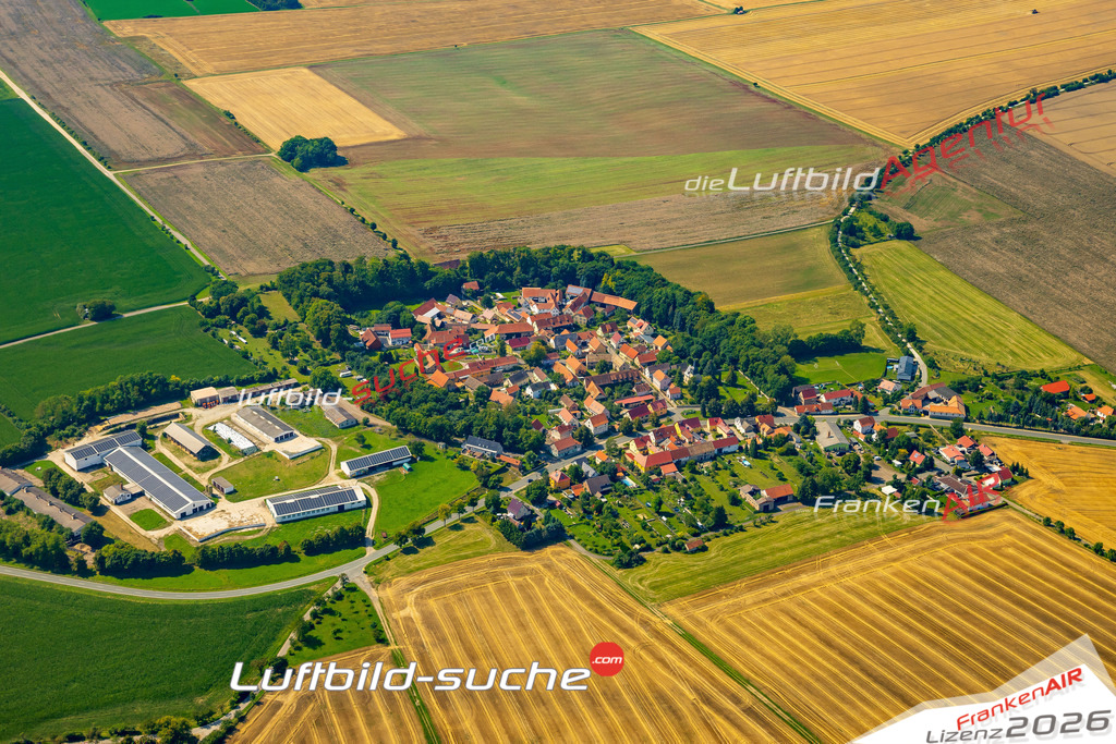 Luftaufnahme Neckeroda Blankenhain - Die Luftaufnahme wurde 2025 vom UL-Flugzeug heraus erstellt ( ohne Drohne ) - Hochauflösende Luftaufnahme - für professionelle Ausdrucke geeignet. Die Geschenkidee !Mit Lizenz und Bildrechte bestellbar